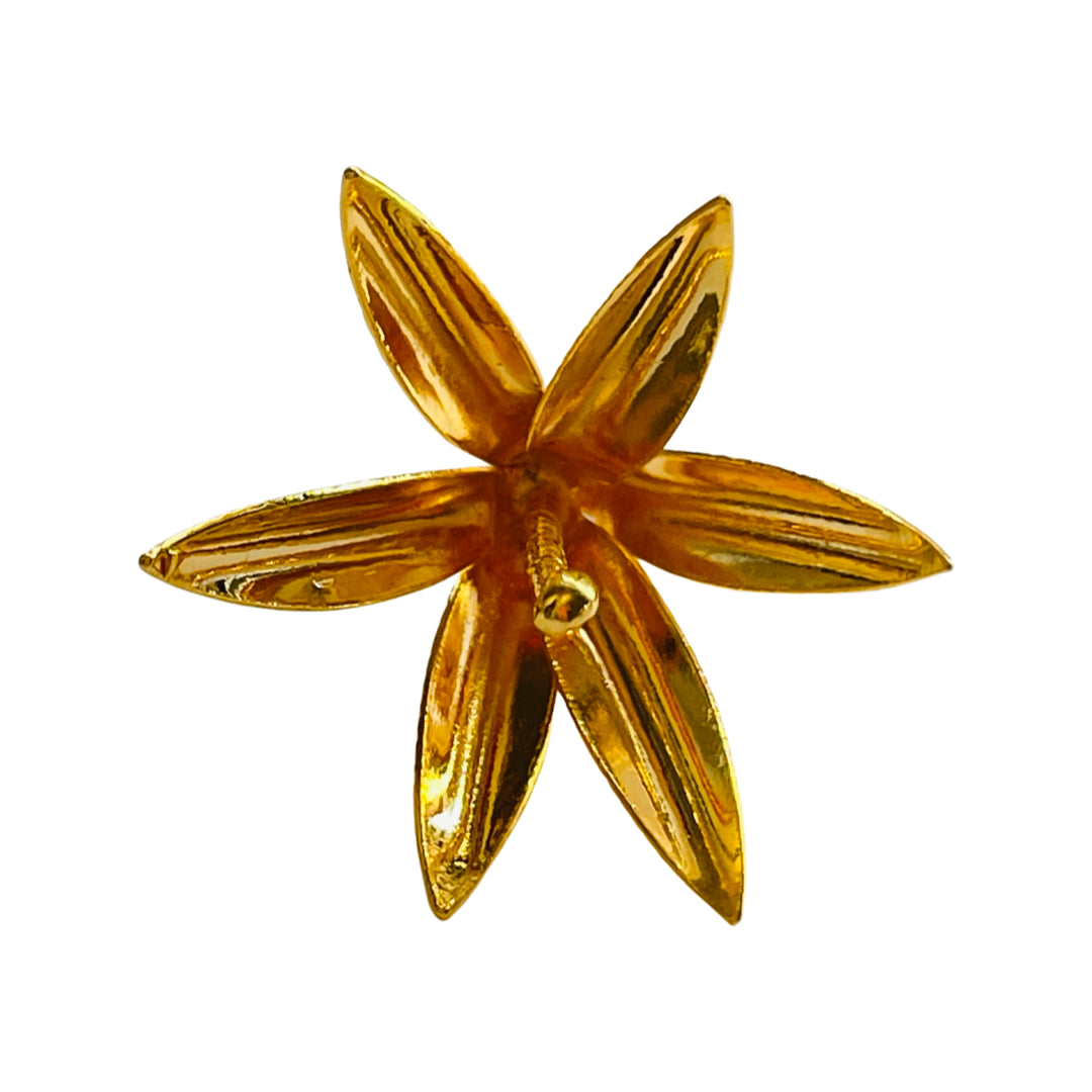 Silver Two Tone Flower
