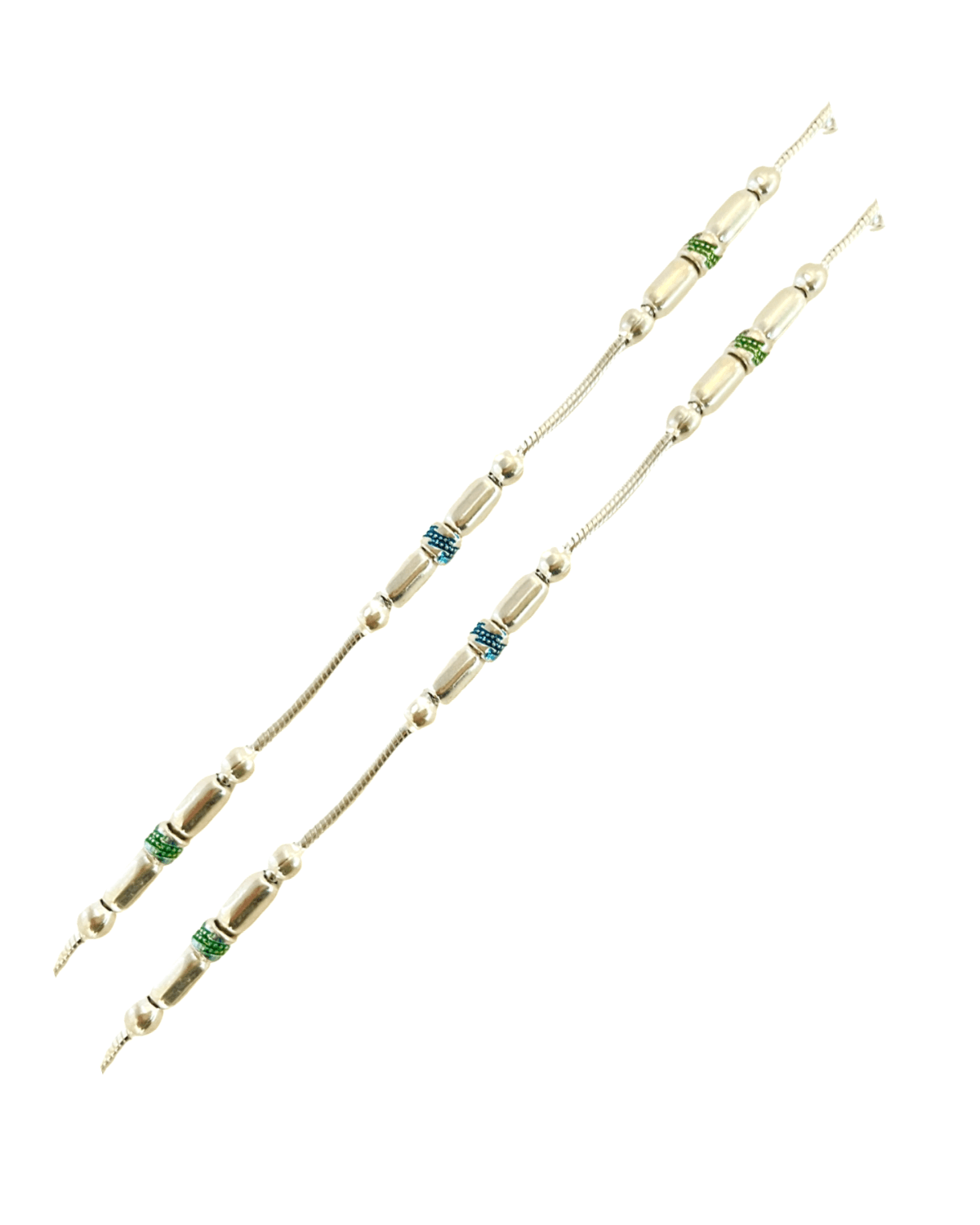 Silver Avni Anklet (7.5 Inches)
