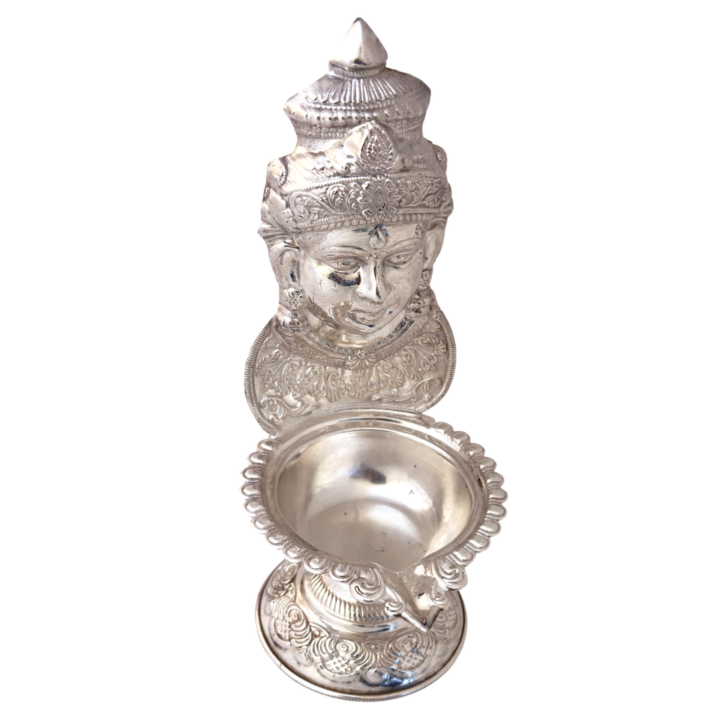 Silver Varalakshmi Deepam