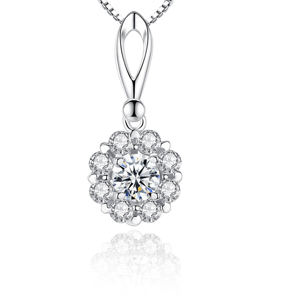 Silver Floa Necklace