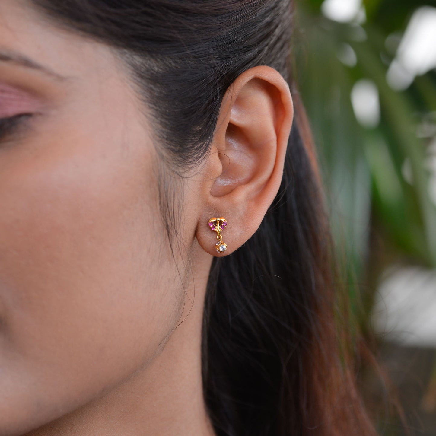 Abhilasa 18KT Gold Drop Earrings