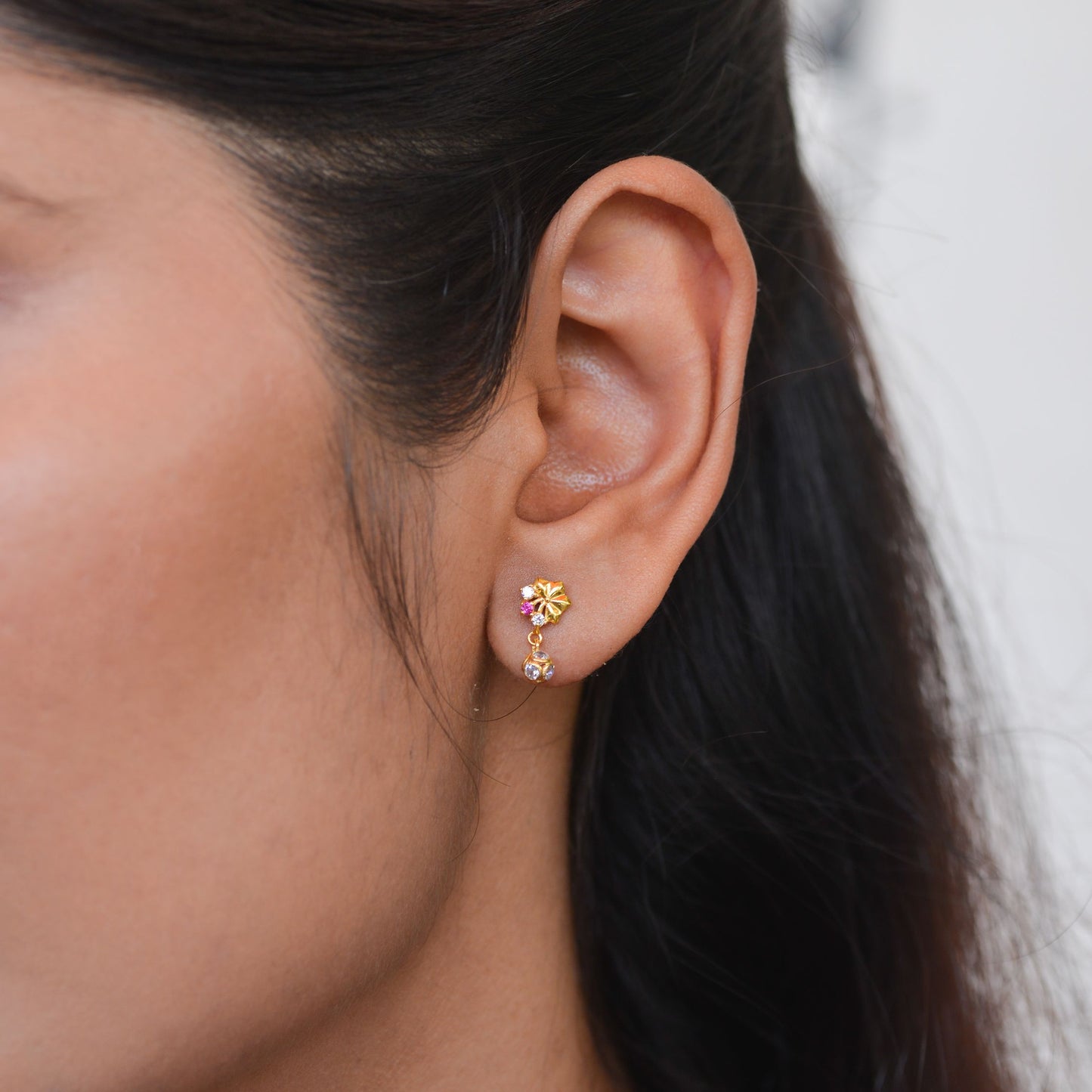 Aboil 18KT Gold Drop Earrings