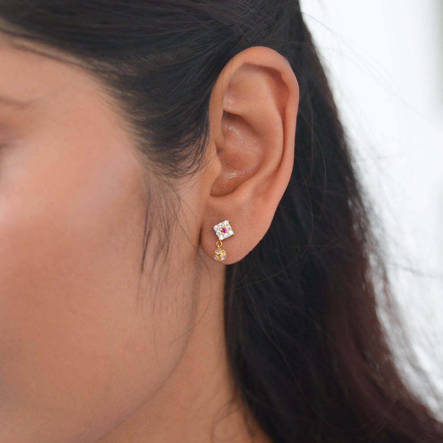Aadil 18KT Gold Drop Earrings