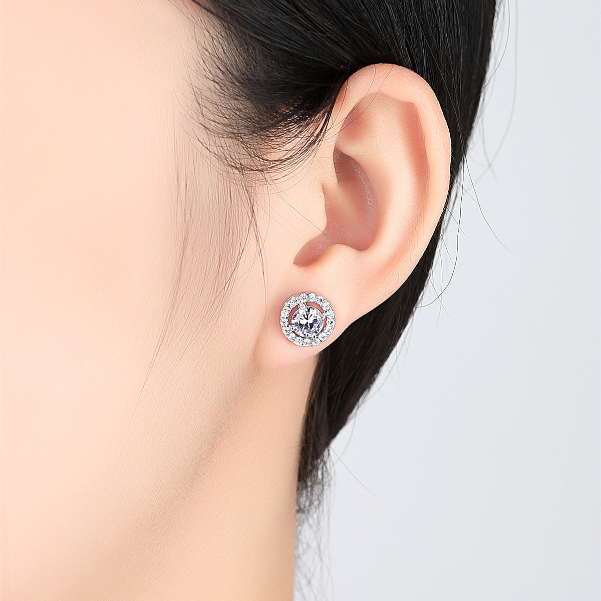 Silver Avery Neckalce and Earrings Set