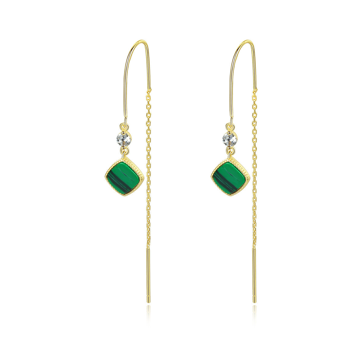 Yellow Gold Plated On 925 Sterling Silver Bella Necklace and Earrings Set