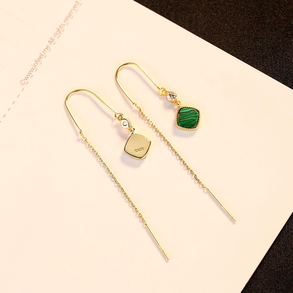 Yellow Gold Plated On 925 Sterling Silver Bella Necklace and Earrings Set
