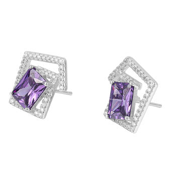 Silver Kennedy Earrings