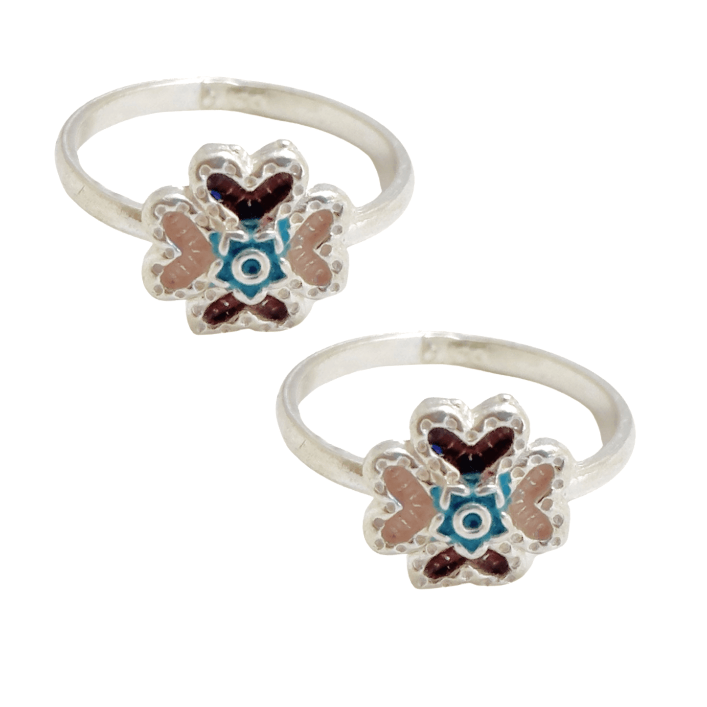 Silver Gianna Toe Rings