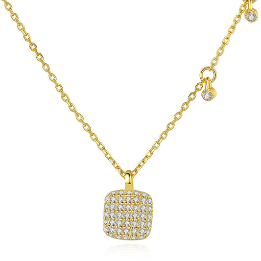 Silver Ruby Necklace