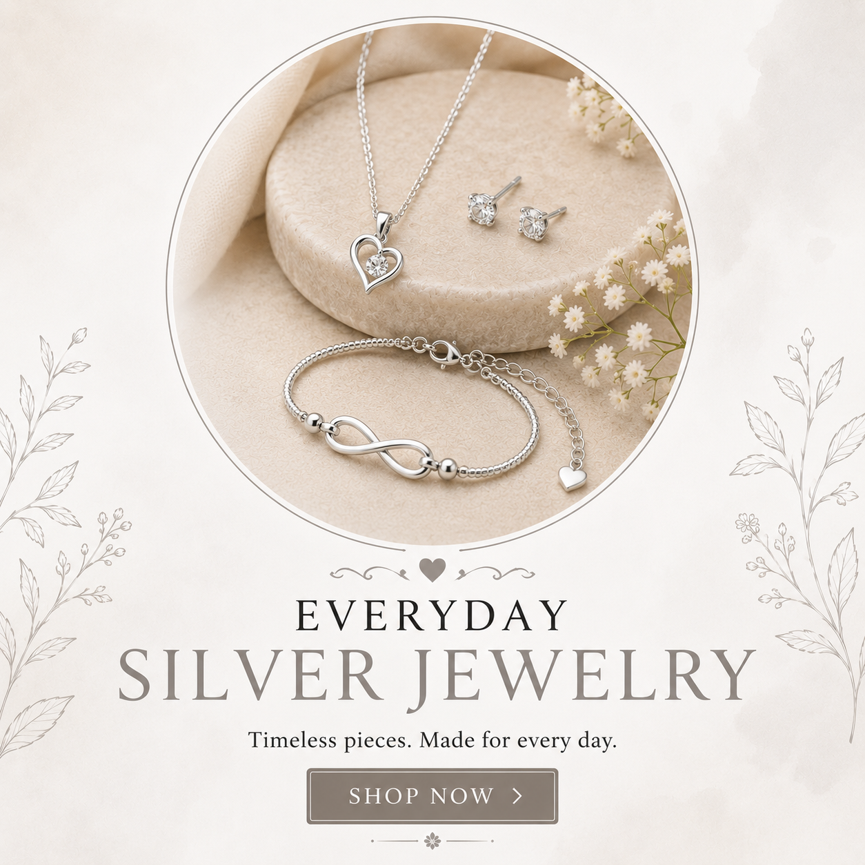 Silver jewellery