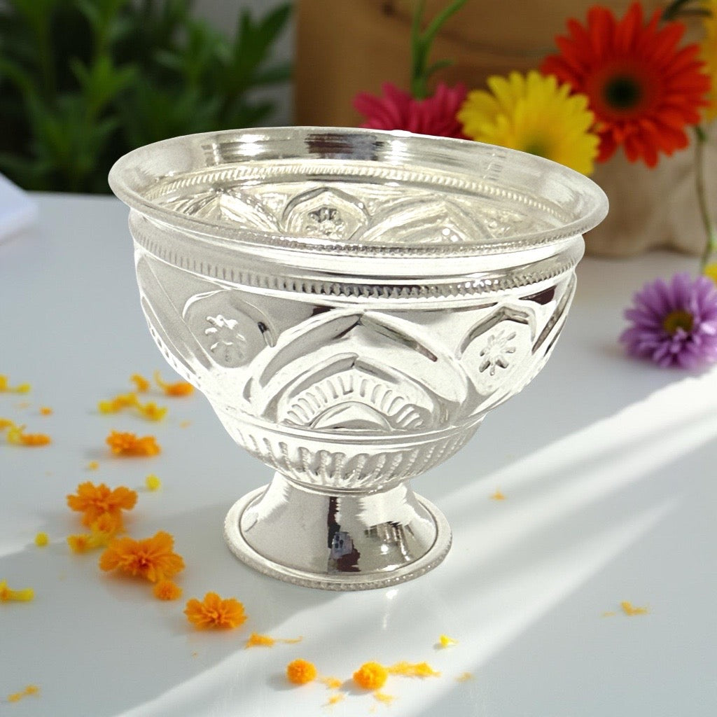 Diya 925 Silver Nakash Chandan Cup