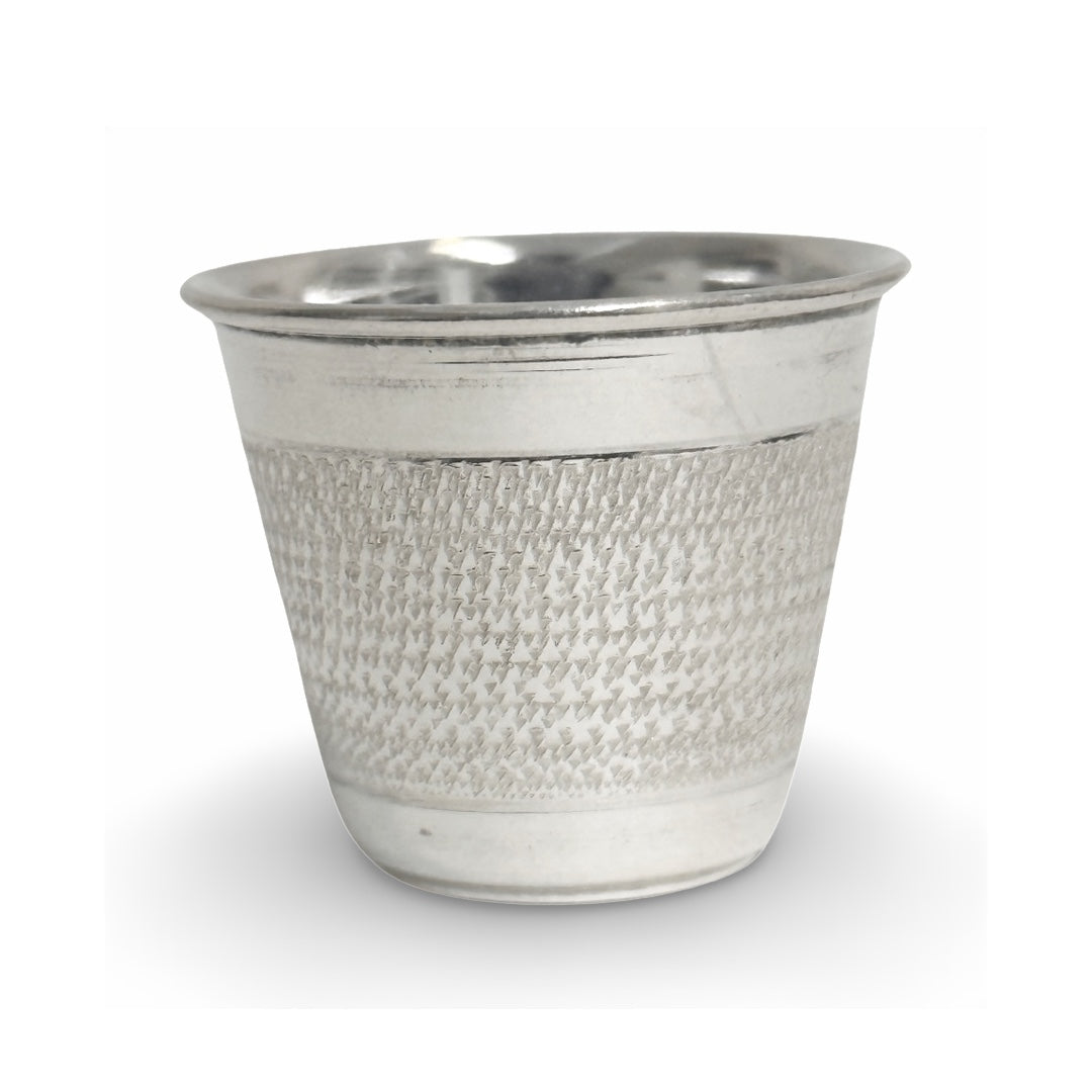 Silver Mini Prasad Tumbler