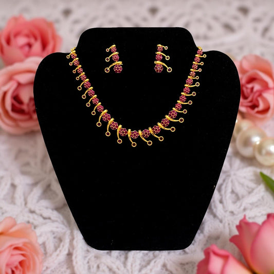 Manvi Premium Gold Replica Necklace