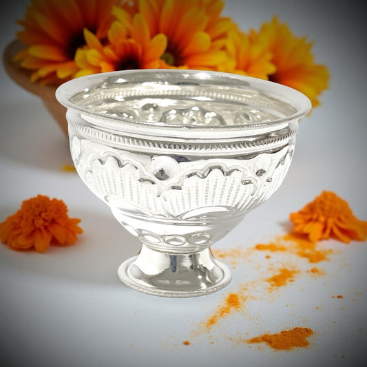 Anamika 925 Silver Nakash Chandan Cup