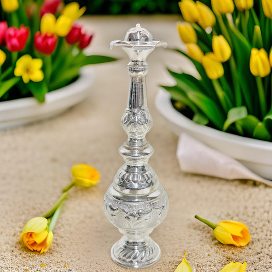 Silver Rose Water Sprinkler-6.75 Inches