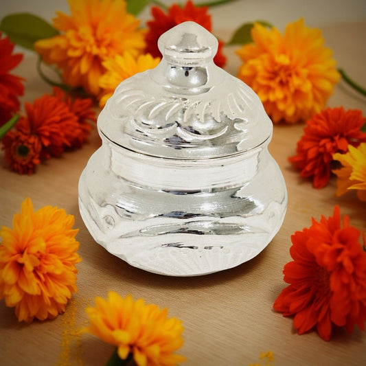 Silver Haldi Kumkum Chimil