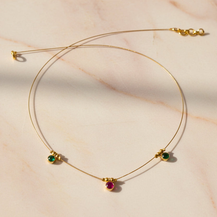 Swarna Necklace and Earrings Set