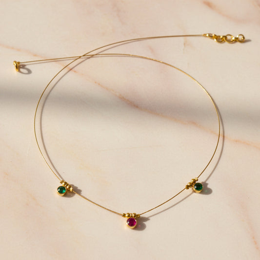 Swarna Necklace and Earrings Set