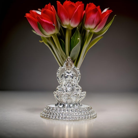 Silver Lakshmi 2D Idol- 1 Inches