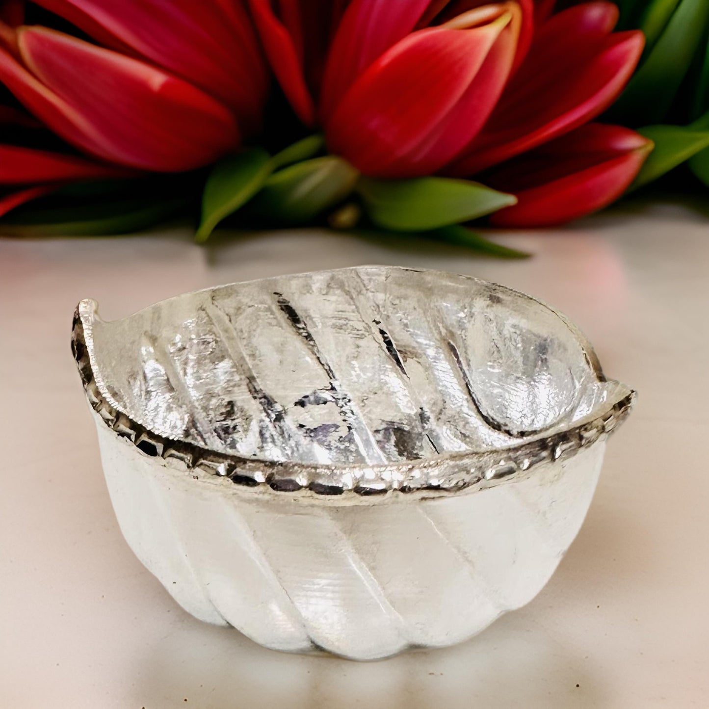 925 Silver Leaf Small Cup