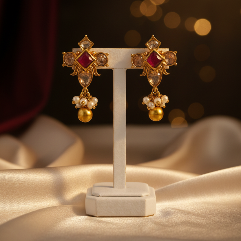 925 Silver Saumya Earrings