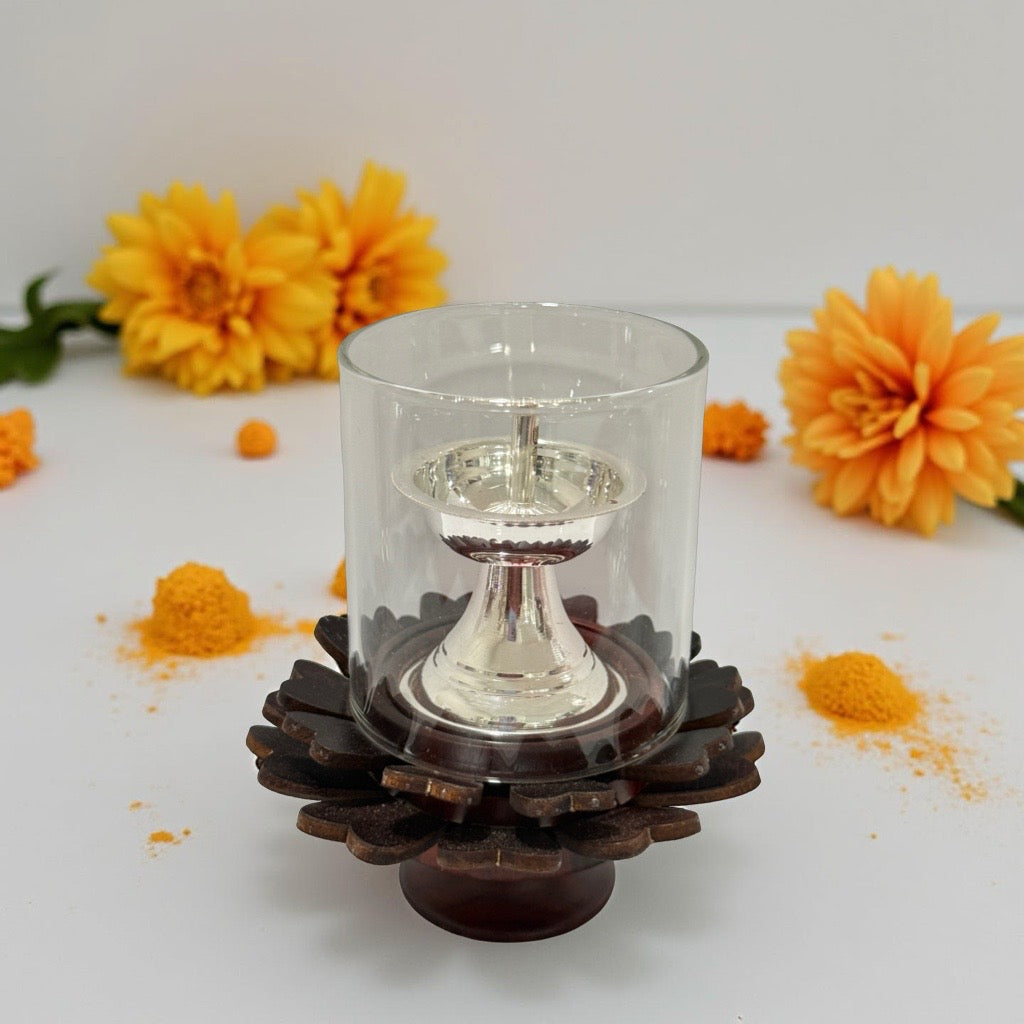925 Silver Chimney Diya