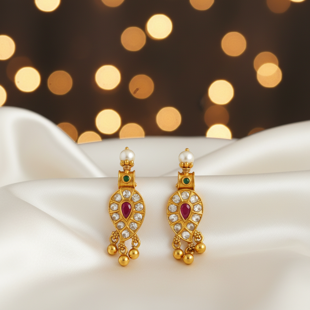 925 Silver Roja Earrings