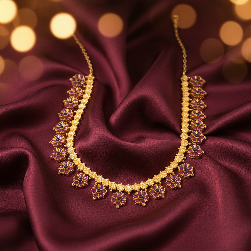 Deethya Floral Necklace