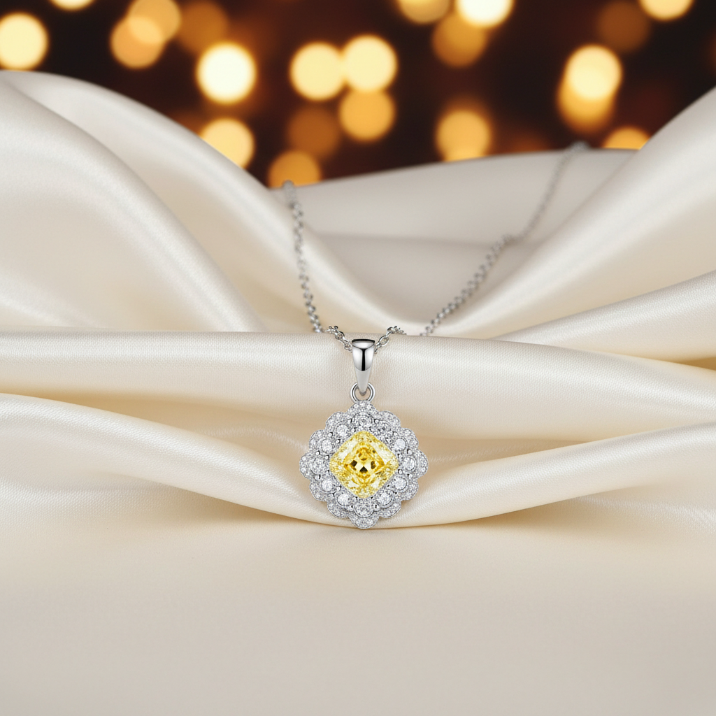 Silver Lily Necklace