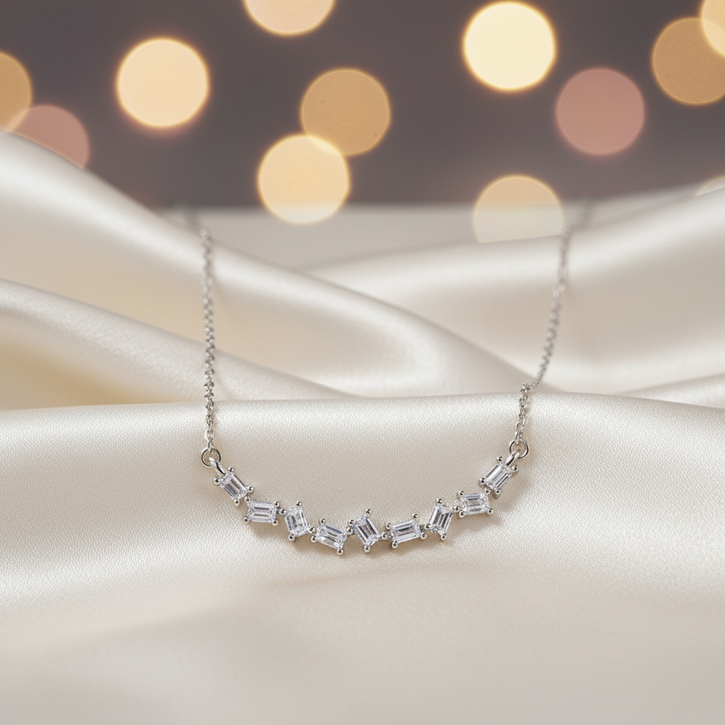 Silver Catherine Necklace