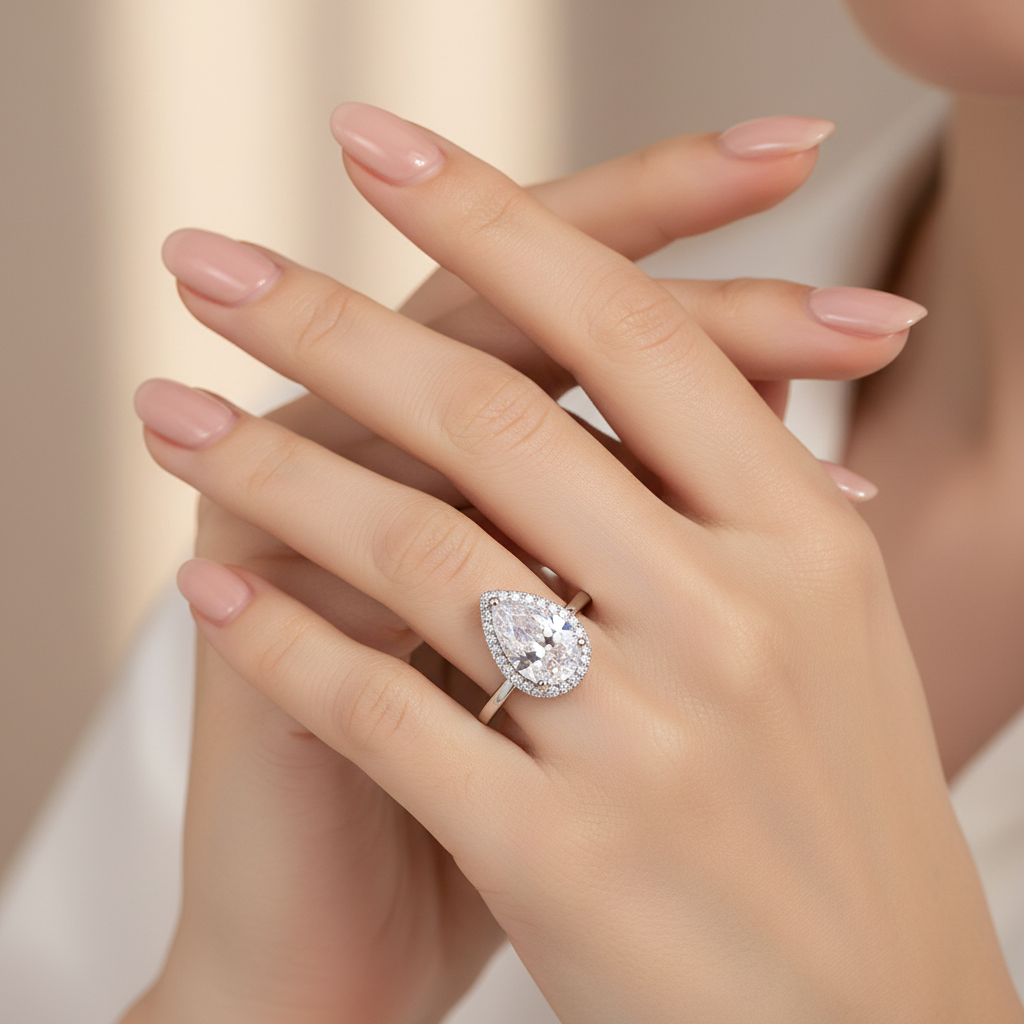 Silver Lillian Ring