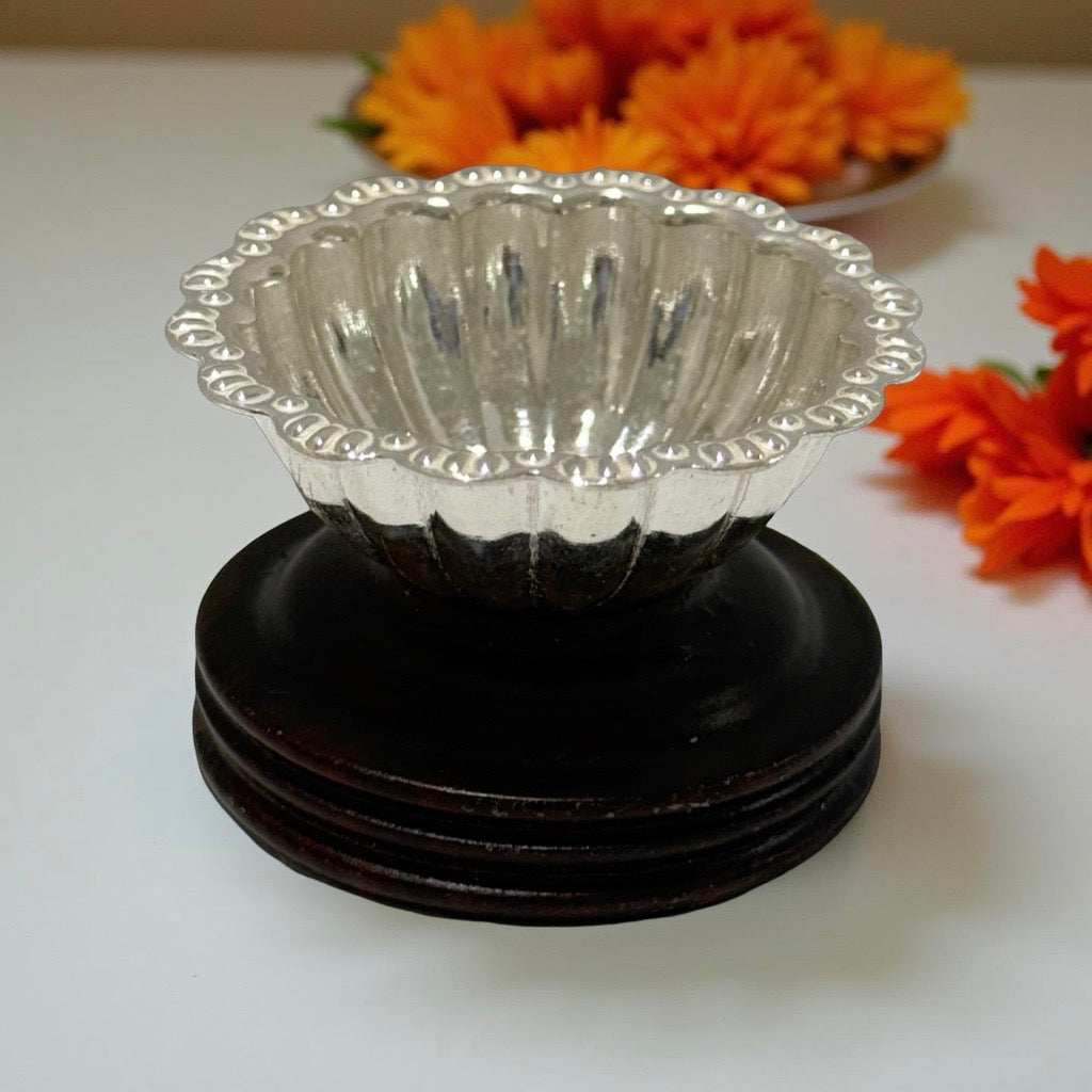 925 Silver Doop Stand Wooden Base