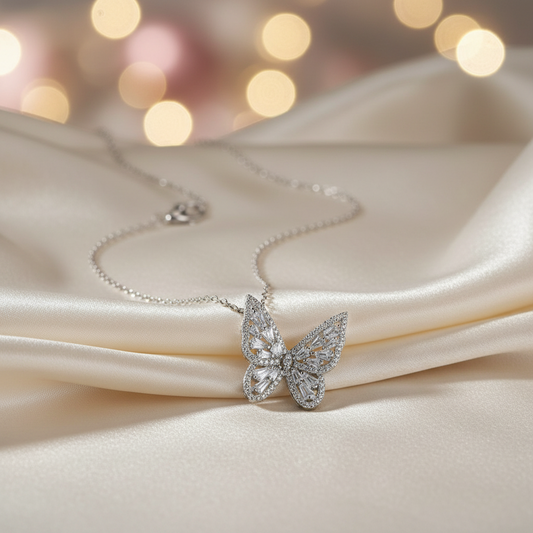 Silver Angela Necklace