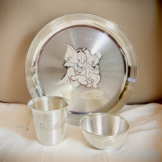 999 Silver Baby Gift Set