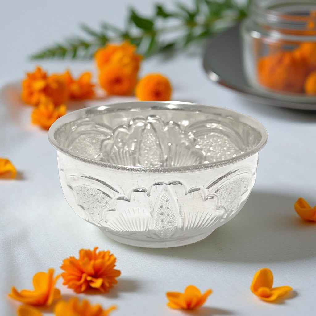 Ashna 925 Silver Nakash Bowl