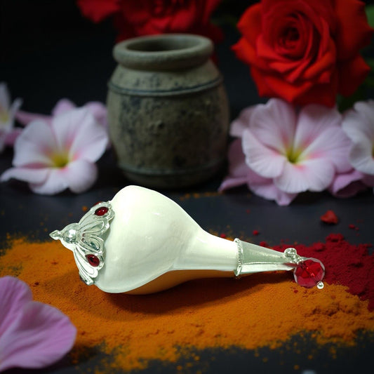 925 Silver Sangu- Conch Shell