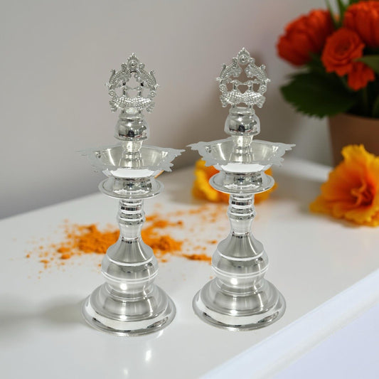 Mahathi 925 Silver Diya Inches