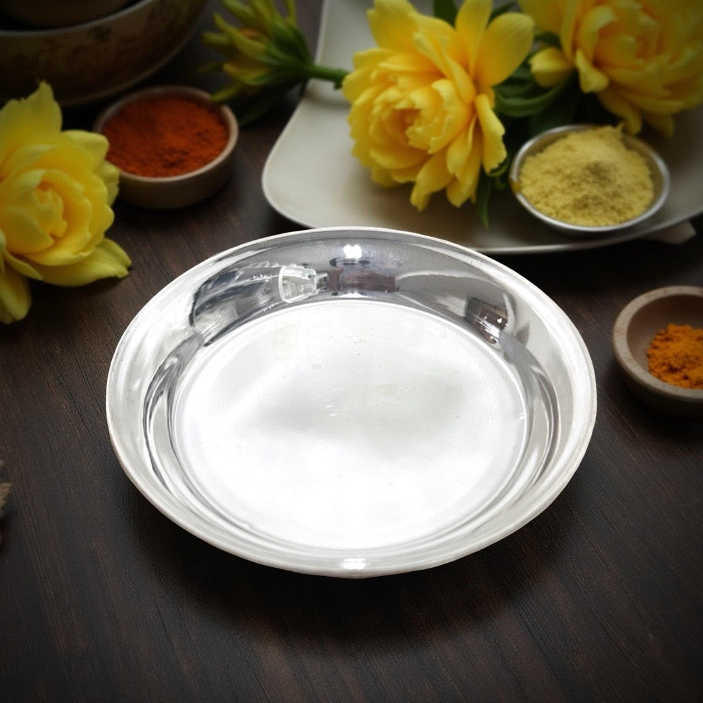 Silver Plain Plate