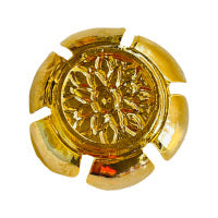 Gold Plated Silver Flower Aasan