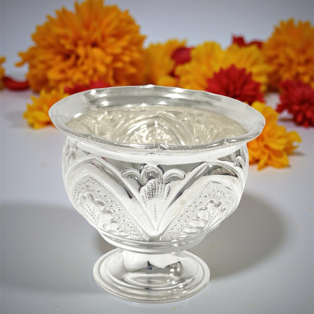 Vibha 925 Silver Nakash Chandan Cup