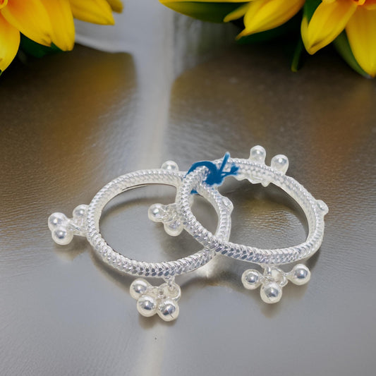 Amrita Silver New Born Anklet