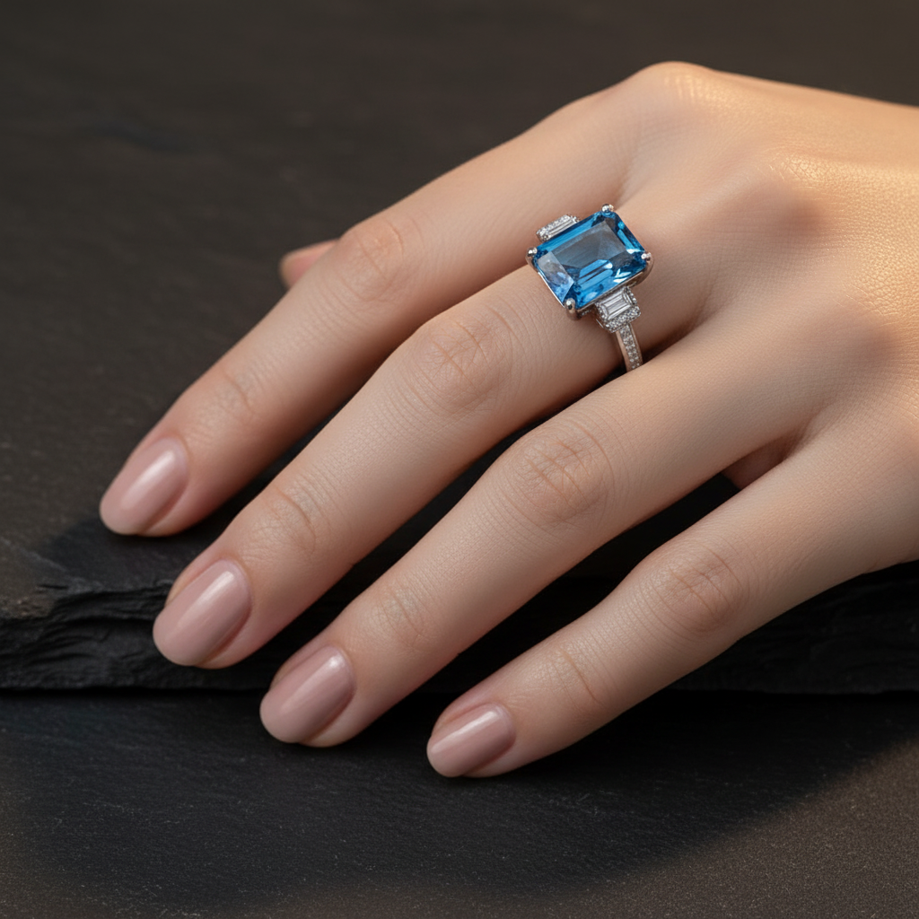 Silver Ivy Ring