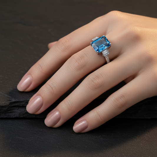 Silver Ivy Ring