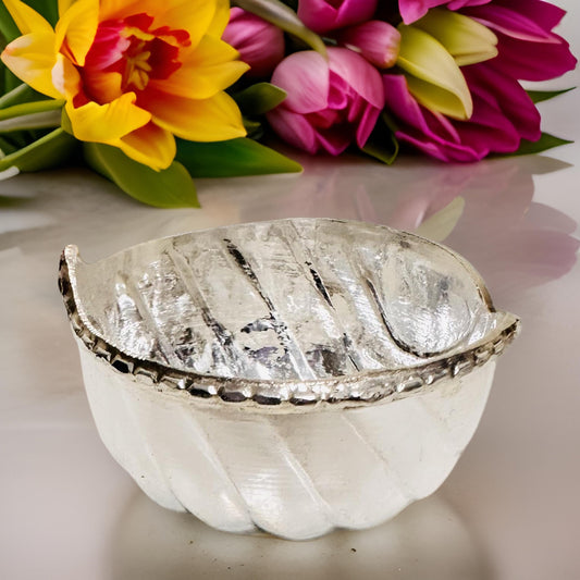 925 Silver Leaf Small Cup