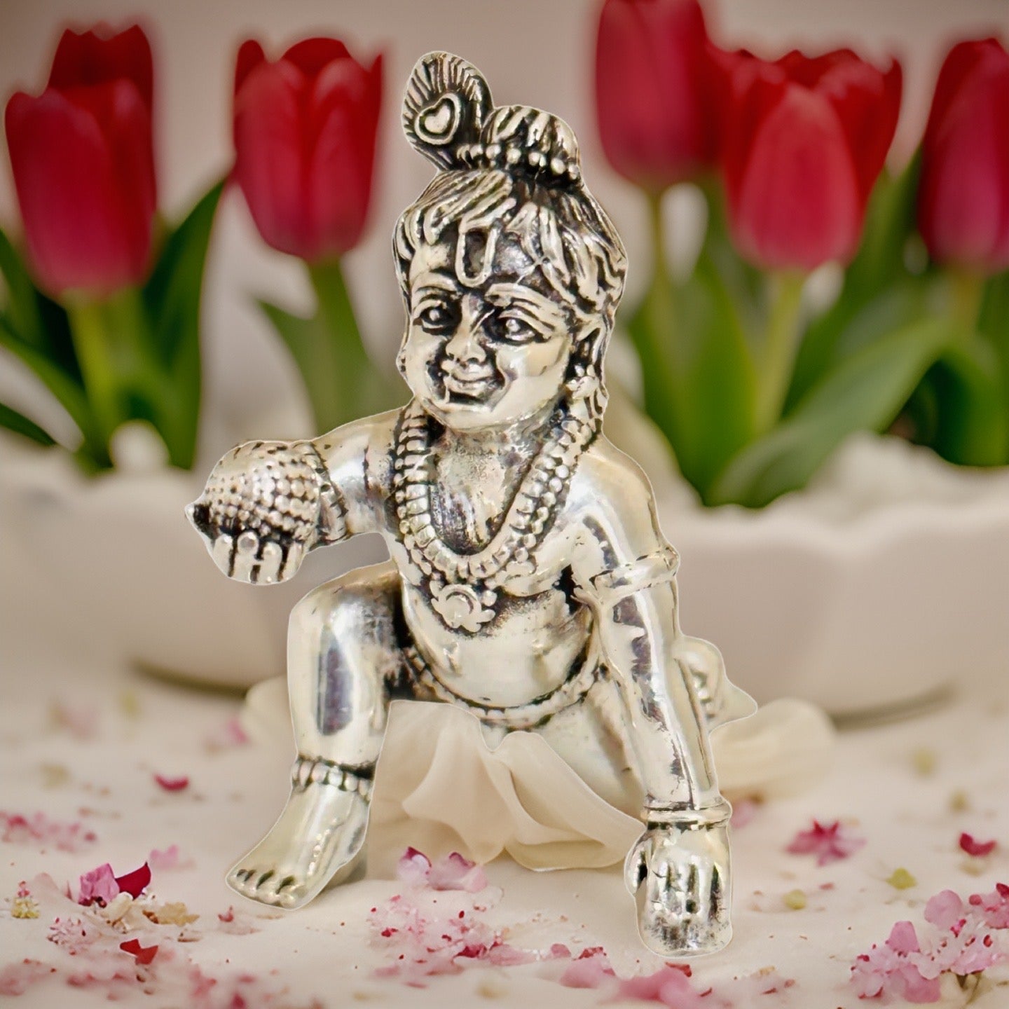 Antique Ladoo Krishna Idol
