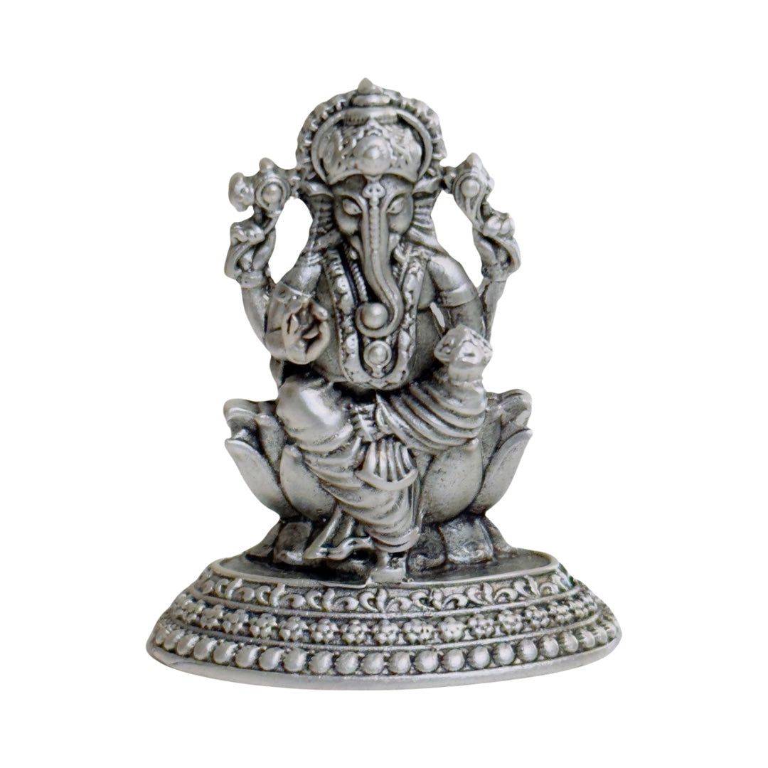 Antique Silver Ganesh  Idol