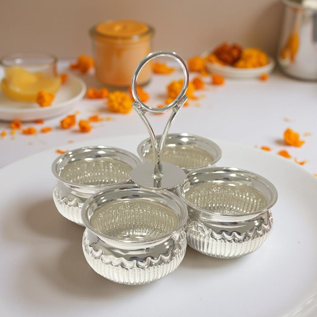Neha 925 Silver 4 Cup Panchwala