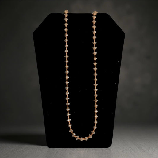925  Silver Rose Gold Bead Chain