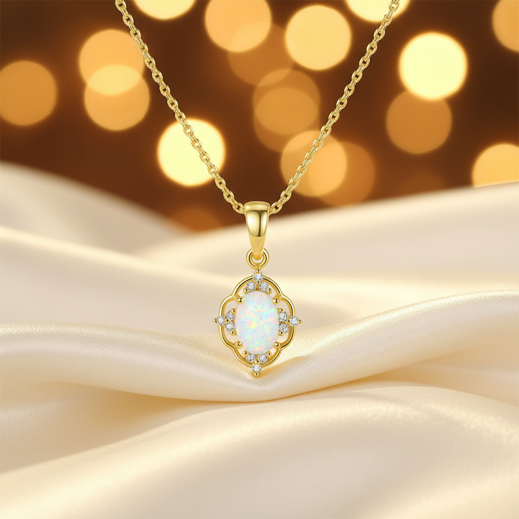 Silver Lucille Necklace