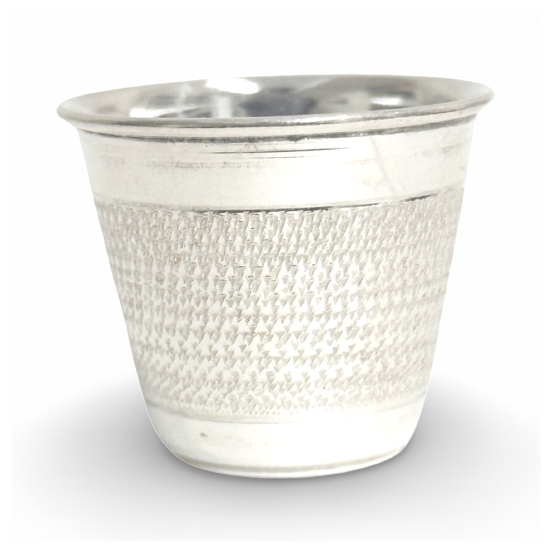 Silver Mini Prasad Tumbler